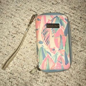 Lilly Pulitzer wristlet wallet
